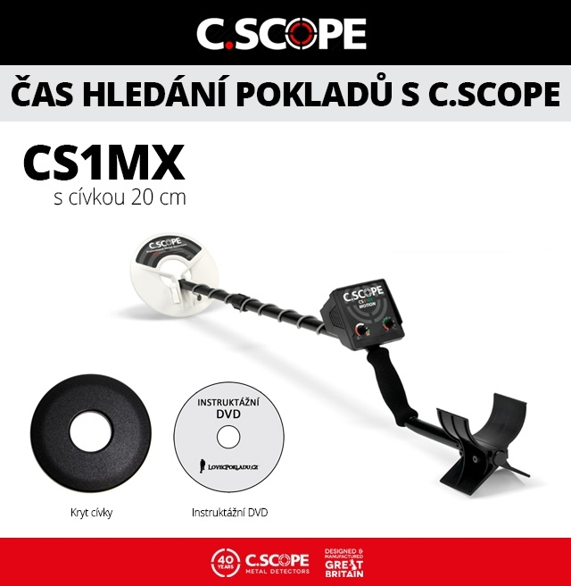 Detektor kovov C.Scope CS1MX