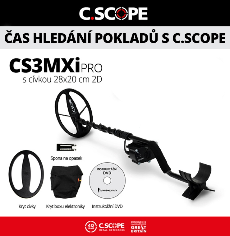 Detektor kovov CScope C.S3MXi Pro