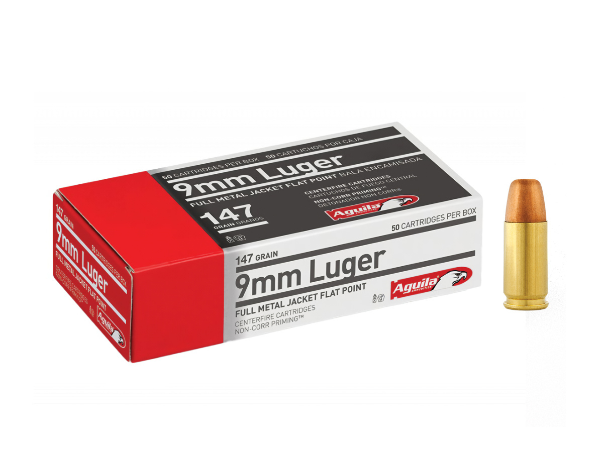 9mm Luger Aquila Subsonic 147gr/9,53g FMJ