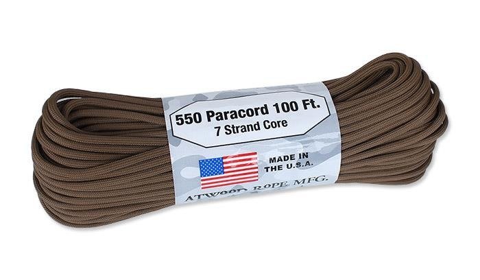 Atwood Rope MFG - Paracord 550-7 - 4 mm - Brown