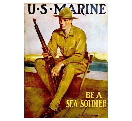 US marine - WW1 poster