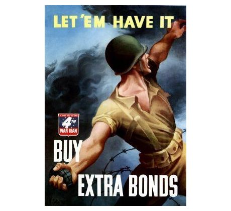 Let'em have it! - Vintage Propaganda art