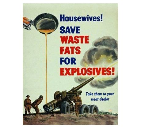 Vintage poster - Housewives Save waste propaganda posters