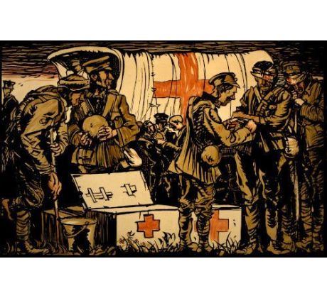 Red Cross WW1 Poster
