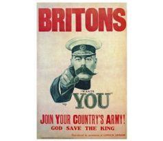Britons "wants you" world war