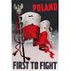 Poland first to fight - propaganda poster from WWII