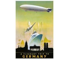 A pleasant trip to Germany - German travel posters