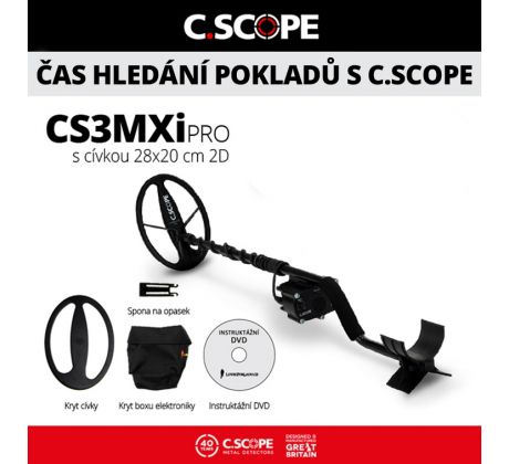 Detektor kovov CScope C.S3MXi Pro