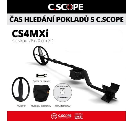 Detektor kovov C.Scope CS4MXi