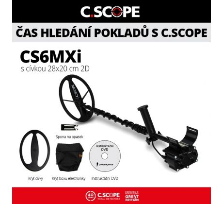 Detektor kovov C.Scope CS6MXi