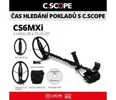 Detektor kovov C.Scope CS6MXi hĺbkový set