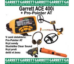 Detektor kovov Garrett Ace 400i + Pro-Pointer AT