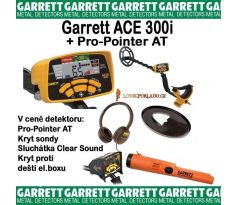 Detektor kovov Garrett Ace 300i + Pro-Pointer AT
