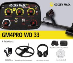 Detektor kovov Golden Mask GM4PRO WD 33