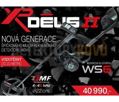 Detektor kovov XP DEUS II 22 FMF RC WS6