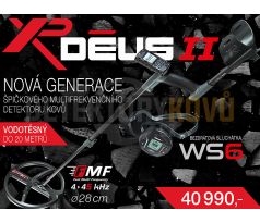 Detektor kovov XP DEUS II 28 FMF RC WS6