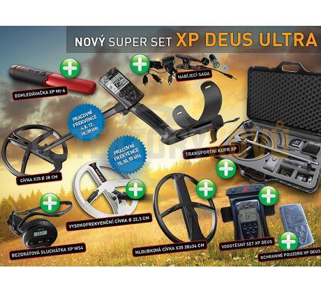 Detektor kovov XP Deus X35 V5.21 ULTRA SET