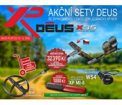 Detektor kovov XP Deus X35, 28 cm + hl. jednotka a slúchadla WS4 + MI-6