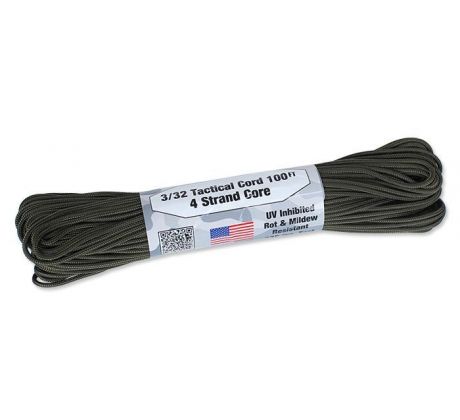 Tactical Cord Atwood Rope 2,4mm, ol. zelený