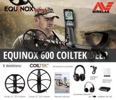 Detektor kovov Minelab Equinox 600 Coiltek Deep set