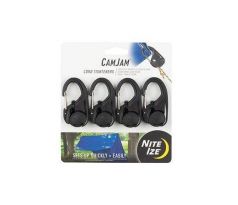 Upínacia karabína Nite Ize - CamJam Cord Tightener, 4ks
