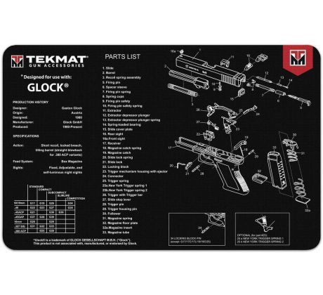 Podložka na čistenie zbraní TEKMAT GLOCK