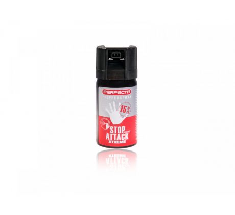 Obranný sprej Perfecta Pepper Stop Attack Xtreme 40ml (15%OC)