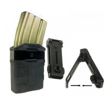 ESP plastové rotačné puzdro (MH-16-M16) na zásobník M16 / M4 / AR