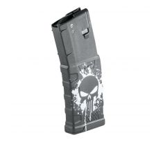 Zásobník MFT Extreme Duty Punisher Skull - .223 Rem. 30r., EXDPM556D-PSS-WH