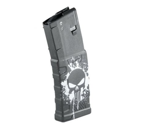 Zásobník MFT Extreme Duty Punisher Skull - .223 Rem. 30r., EXDPM556D-PSS-WH