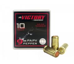 Plynové náboje Victory 9mm P.A. PV, 10 ks