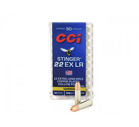 .22lr CCI Stinger 2,07g/32gr-HP /50ks