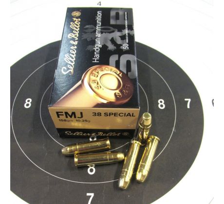 .38 Special S&B 10,25g/158gr- FMJ FP