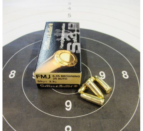 6,35 Browning S&B 3,3g/50gr - FMJ