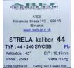 Strely ARES .44-240 SWCBB Pb