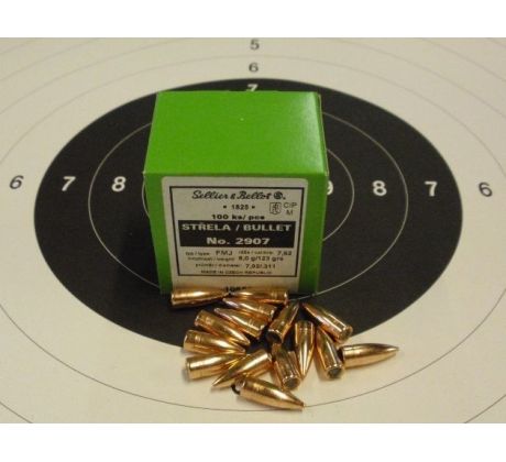 Strela 7,62mm S&B .311- 8,0g/123gr- FMJ /2907