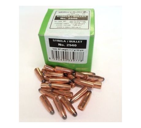 Strela 7,62mm S&B .311- 11,7g/180gr- SP /2940