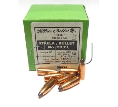 Strela 7,62mm S&B .311- 9,7g/150gr- SP /2939