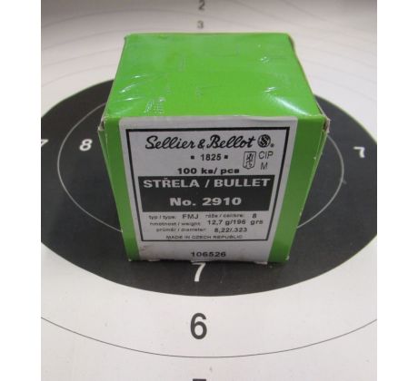 Strela 8mm S&B 12,7g/196gr - FMJ /2910