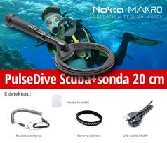 Nokta - Makro PulseDive Scuba detektor + sonda 20cm Black