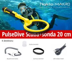 Nokta - Makro PulseDive Scuba detektor + sonda 20cm Yellow