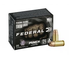 9mm Luger Federal Personal Defense Punch 124gr/8,04g JHP