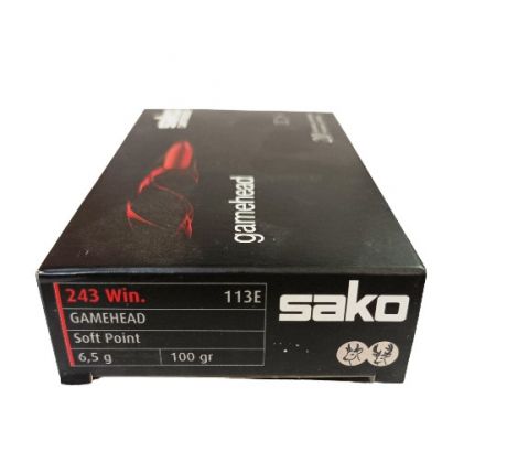 .243Win. SAKO 100grs/6,5g - SP Gamehead