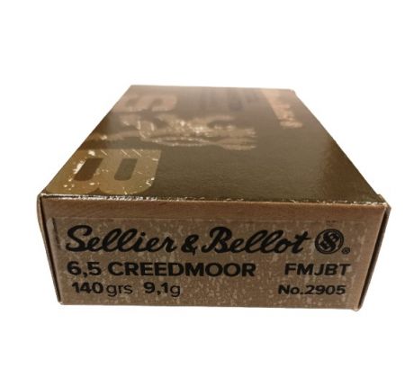 6,5 Creedmoor S&B 9,1g/140grs - FMJ BT