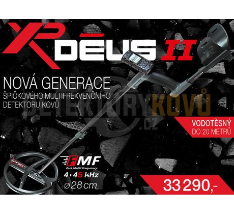 Detektor kovov XP DEUS II 28 FMF RC