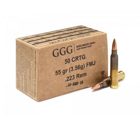 .223Rem. GGG 55gr/3,56g FMJ, GPR11