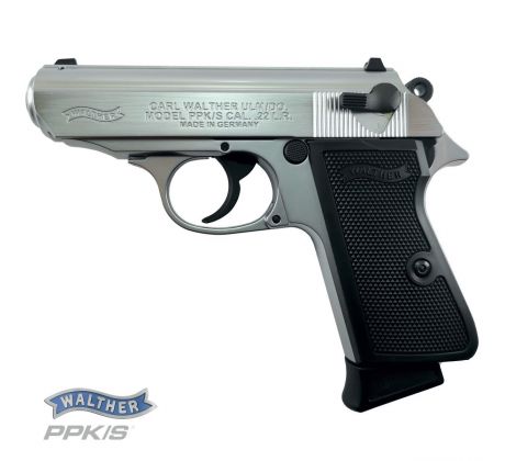 WALTHER PPK/S .22 LR, NICKEL, 2853256