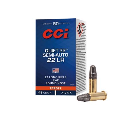 .22LR CCI Quiet-22 45gr/2,92g LRN