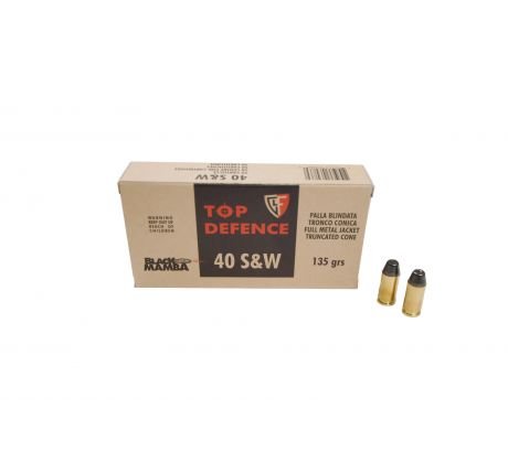 .40 SW Fiocchi Black Mamba 8,75g/135grs - FMJ TC