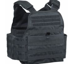 Taktická vesta "Plate Carrier", black, Mil-Tec 13463102